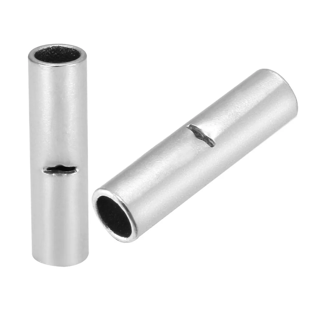 

Uxcell Non Insulated Connectors Electrical Wire Ferrule Cable Crimp Terminals for 16-14 AWG/22-16 AWG Cable Wire 50pcs/lot