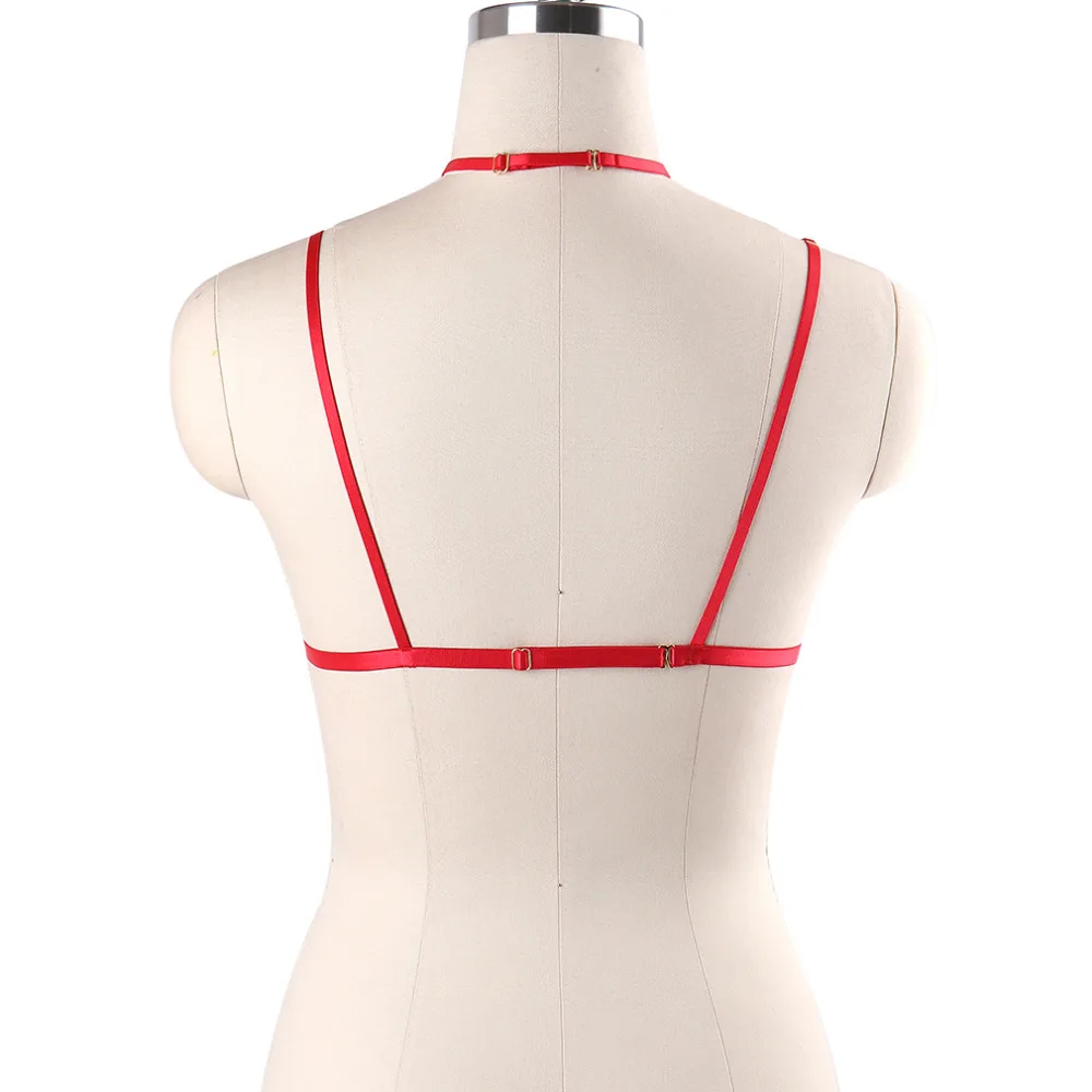 Женская одежда портупея для тела яркая Мужская клетка бюстгальтер регулируемый размер|harness cage|body harnessbondage