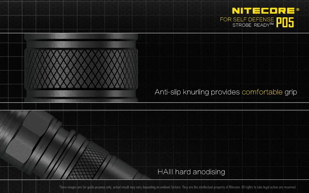 NITECORE P05 460 Люмен CREE XM-L2 U2 белый свет Шестерни правоохранительные военные ручная лампа фонарик