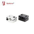 ZANYAPTR - 1 шт. экструдер для 3D-принтера Reprap V6 алюминиевый нагревательный блок цельнометаллический экструдер для HotEnd 20x16x11.5mm