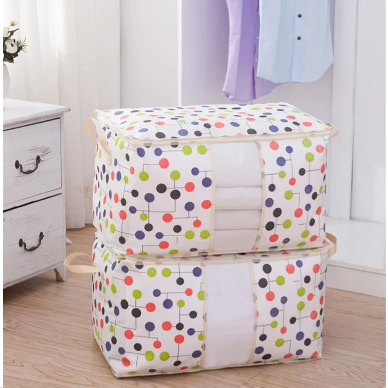 5 шт. короб для хранения из нетканого полотна сумка Организатор гардероб домашняя