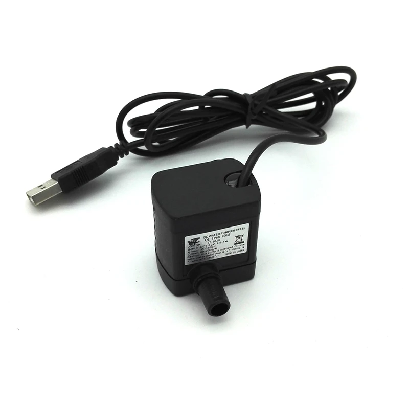 Погружной водяной насос USB и гнездовой разъем постоянного тока 5 ~ 12 В 80 200 л/ч|micro