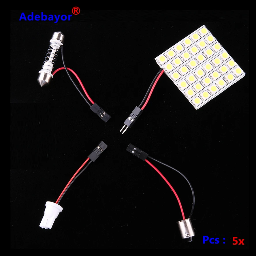 4 комплекта автомобильный мотоцикл 5050 SMD 36 светодиодный интерьерный светильник