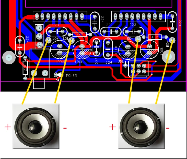 

Single DC 15-32V Classic TDA1521 BTL Bluetooth ISSC 4.0 Amplifier Board 30W+30W