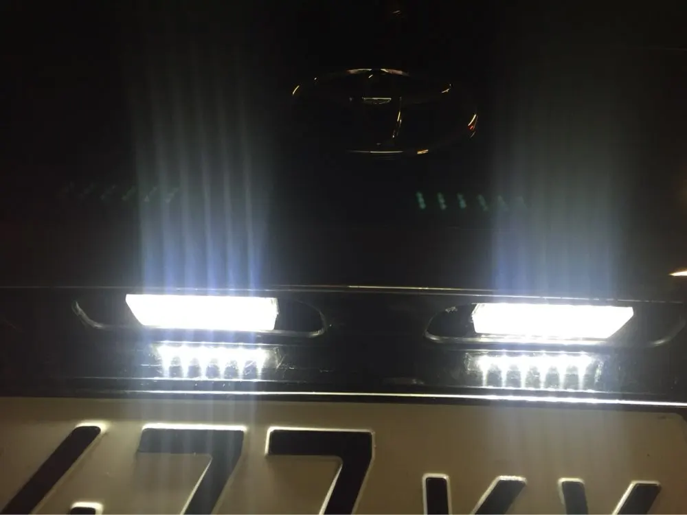 2 шт. ошибок для Lexus LX470 GX470 Toyota Land Cruiser 120 Prado Land Cruiser 200 Автомобильный светодиодный номерной знак свет комплект