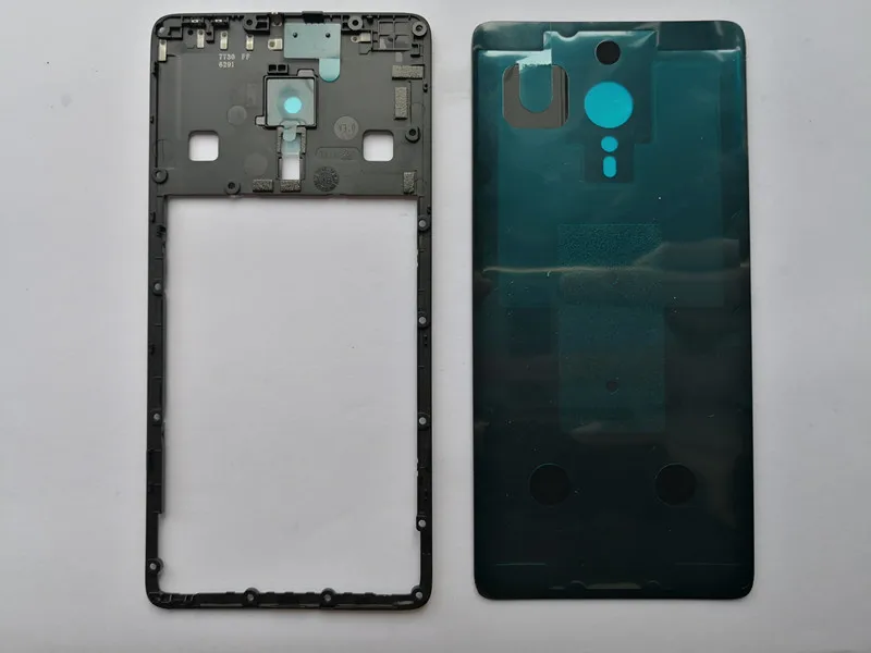 Новая средняя рамка Стекло Батарея дверь задняя крышка чехол для ZUK Z2 Pro с клейкой