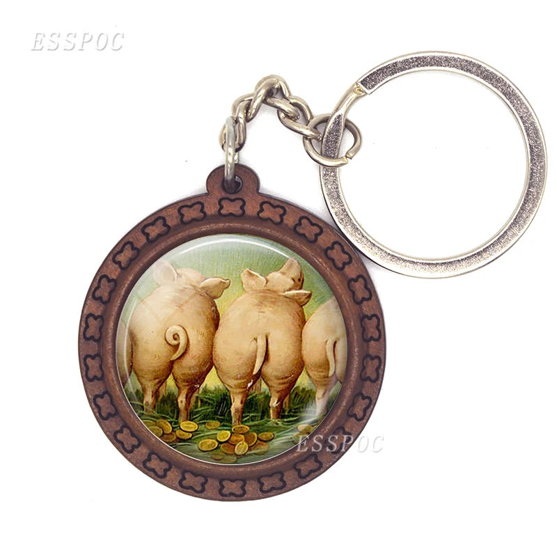Стеклянный брелок с кабошоном Moose силуэта украшения для животных подвеска со