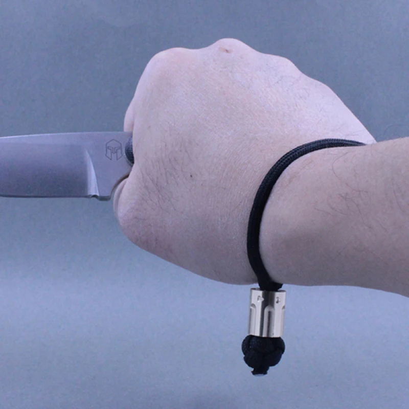 Титановый нож TA2 бусины Паракорд зонт веревка уличные Бусины Из паракорда для