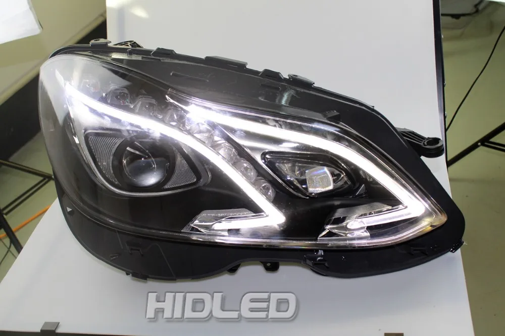 Светодиодная фара в сборе для Mercedes Benz W212 E class обновления фар с низкой