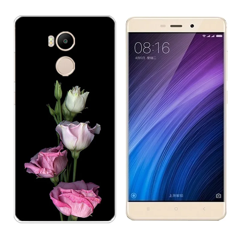 Case for Xiaomi Redmi 4 Prime TPU Soft Mobile Phone Cases Silicone Cover Pro BIG GUN Printing Coque |