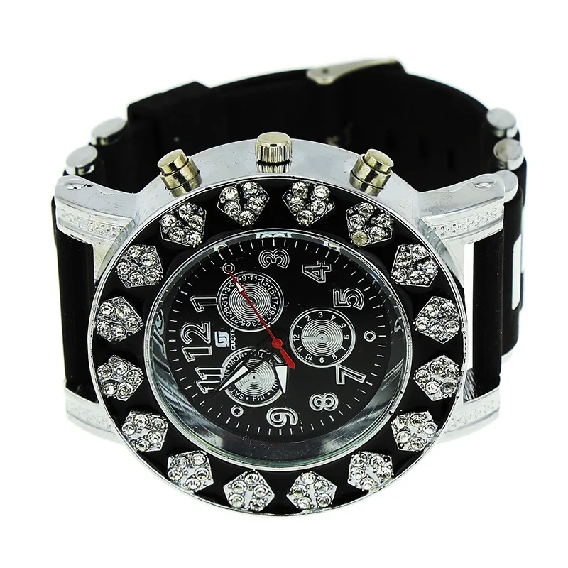 Часы Для женщин 52 мм творческий свет большой циферблат Алмазы наручные часы