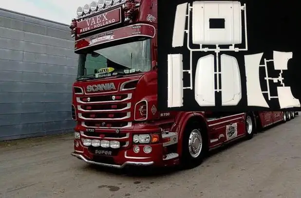 Корпус крыши для грузовика со стандартным прицепом 1/14 ACTROS V8 SCANIAA R730 R470 R620|Детали и