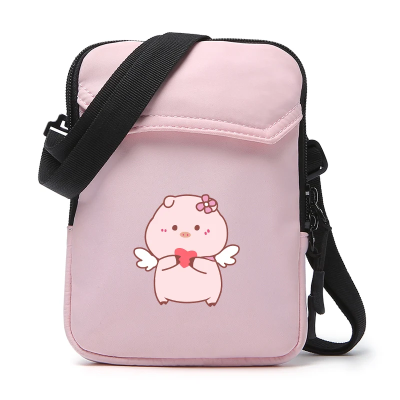 pig 9 pink APP BLOG, брендовые Мини повседневные маленькие сумки-мессенджеры с розовой Свинкой, вечерние сумочки, известный дизайнер, сумки на плечо для женщин, девушек, студентов - Цвет: pig 9 pink