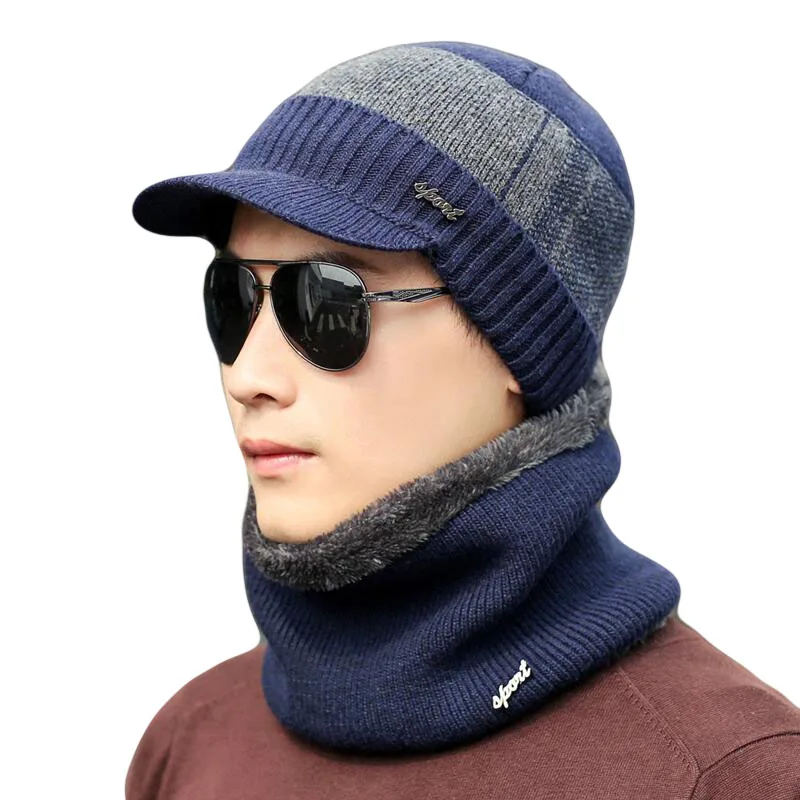 

Winter Hat Skullies Beanies Hats Winter Beanies For Men Women Wool Scarf Caps Balaclava Mask Gorras Bonnet Knitted Hat