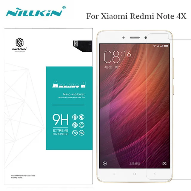 Защита экрана NILLKIN Amazing H для Xiaomi redmi note 4X Взрывобезопасное закаленное стекло 9H 0 3