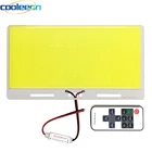 Диммируемая светодиодная панельная лампа 220x120 мм, 12 В, 200 Вт, COB, с пультом дистанционного управления, диммер для наружного освещения, для кемпинга, детали автомобиля, светильник сделай сам