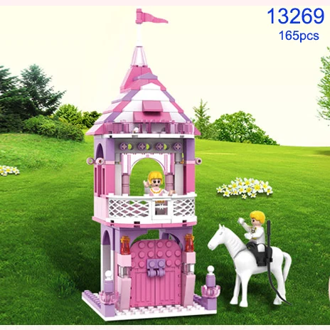 COGO Dream Princess Block Castle строительные блоки для девочек детские игрушки совместимые с