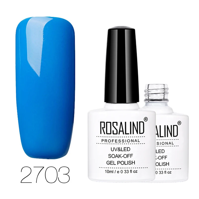 2703 ROSALIND, 10 мл, 68 цветов, серия, Гель-лак для ногтей, Гель-лак для ногтей, гель-краска, замачиваемый, Vernis, полуперманентный, УФ-гель для ногтей - Цвет: 2703