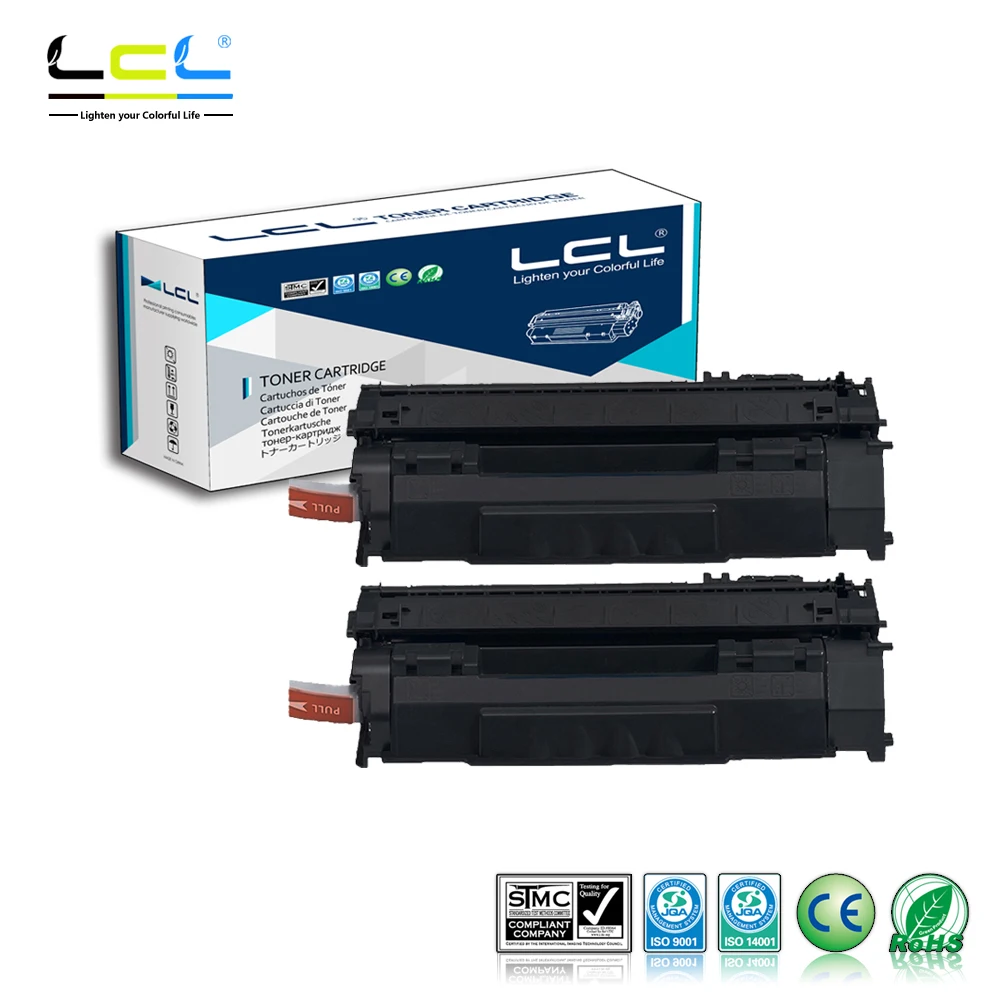 LCL Q5949 A 49A Q5949A (2-Pack Black) Toner Cartridge Compatible for HP LaserJet 1320/1320TN/3390MFP/3392MFP | Компьютеры и офис