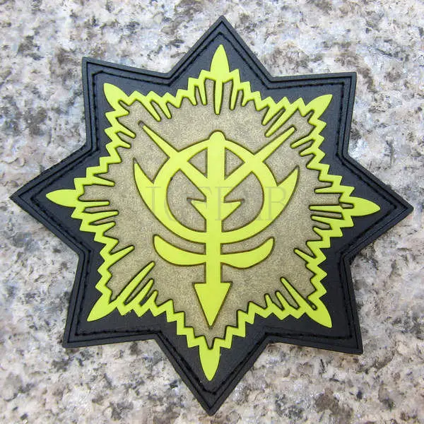 

GUNDAM Zeon Merit Badge Military Tactical Morale 3D PVC patch Badges PB291