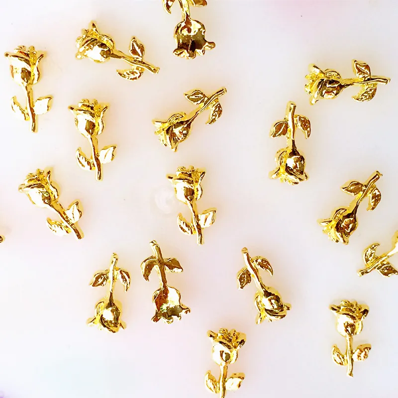 10 шт./пакет японский Новый 3d дизайн ногтей украшения металлические аксессуары