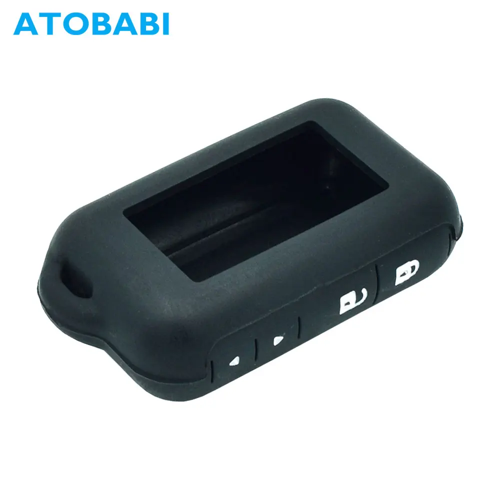 ATOBABI E90/E60 силиконовый чехол для русской 2 сторонней автомобильной сигнализации