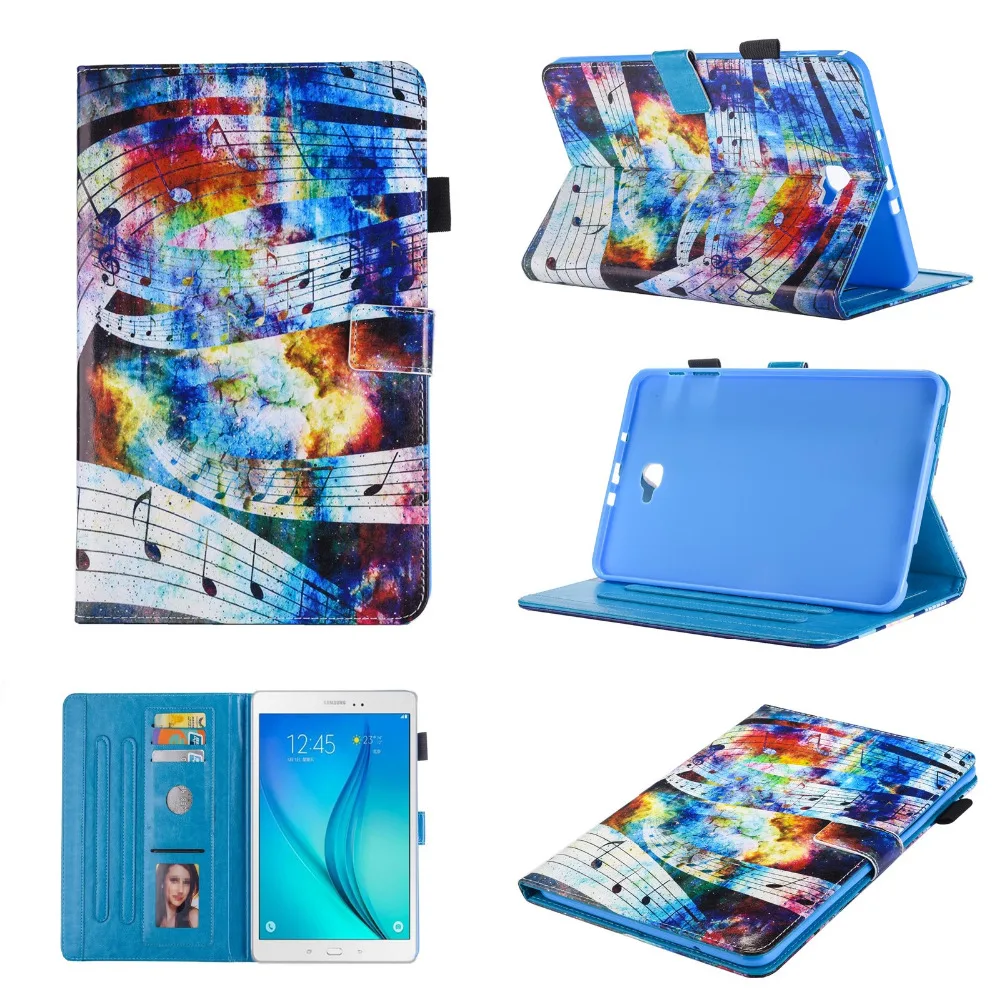Чехол для Samsung Galaxy Tab A 10 1 T580 T585 SM T580N T585C + пленка ручка|Чехлы планшетов и