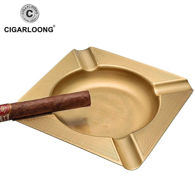 

CIGARLOONG Cigar Ashtray Retro Cuban Four Slot Large Size Decoration Cigar Ashtray CE-01