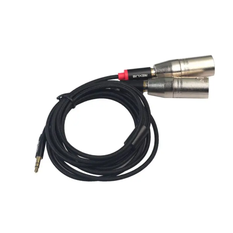 1.8 Meter RCA Female To XLR Male Adapter for Headphone 3.5mm to 2 Cable with Converter Cord|Кабели VGA| |
