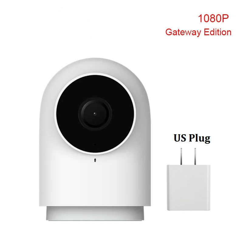 US Plug Xiao mi камера aqara G2 камера Smart Gateway Hub с функцией шлюза 1080P 140 градусов просмотра для mi Home APP Smart Kit - Цвет: US Plug