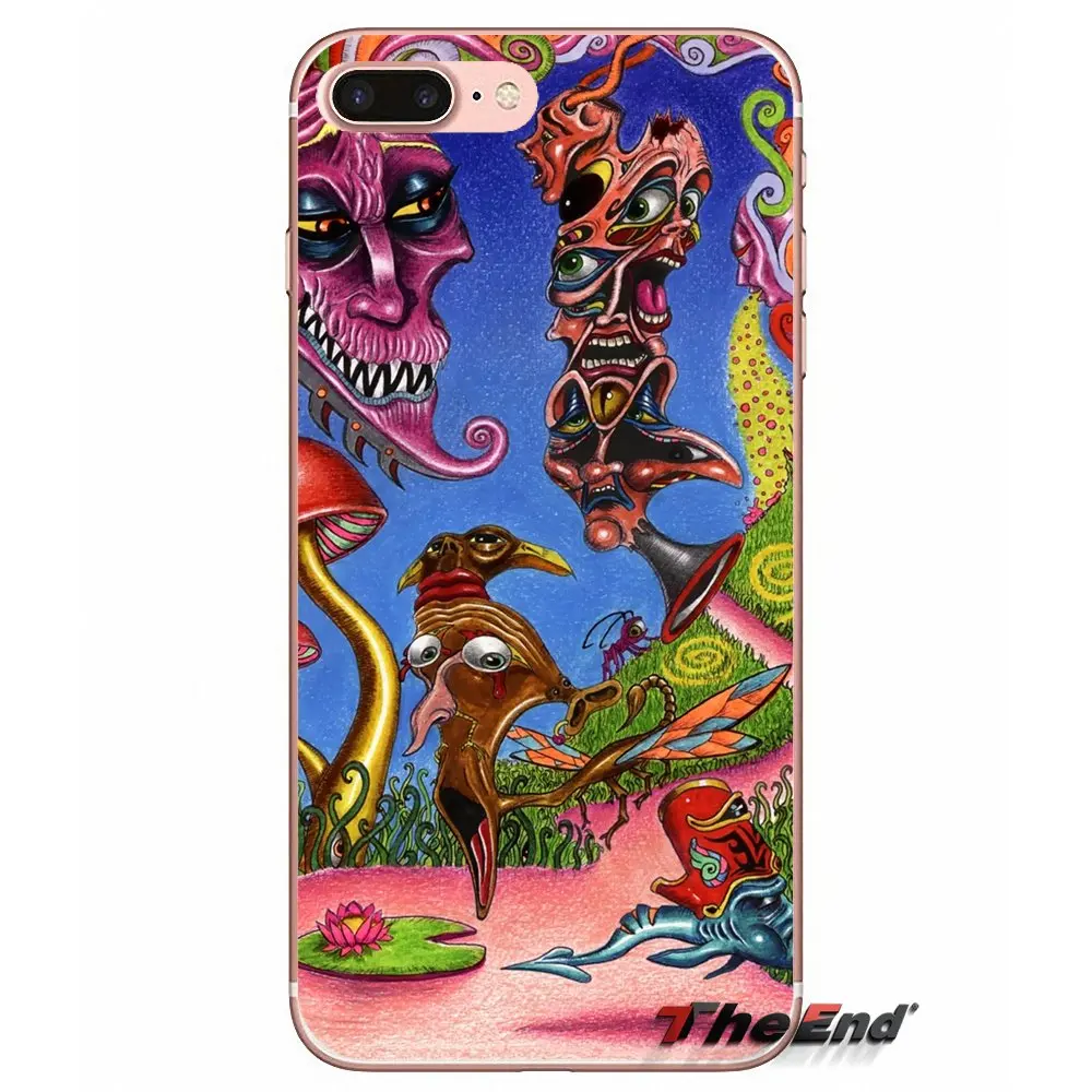 Для Huawei G7 G8 P7 P8 P9 Lite Honor 4C 5X 5C 6X Mate 7 8 9 Y3 Y5 Y6 II 2 Pro 2017 TPU прозрачные чехлы Trippy картинки