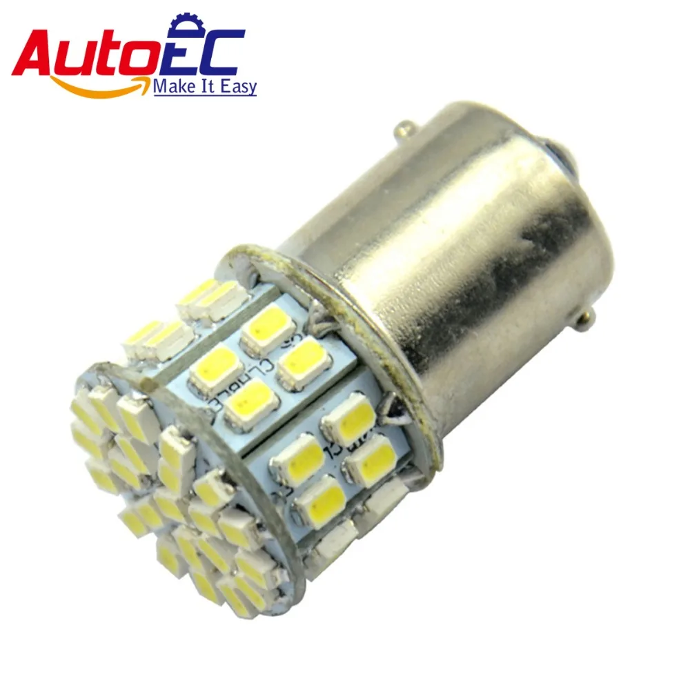 

AutoEC 4x S25 BA15S 1156 50 SMD 50LED 1206 1157 BAY15D Turning Lamp Brake Light Parking Light Tail Lamp 12V Auto Car Led #LF02