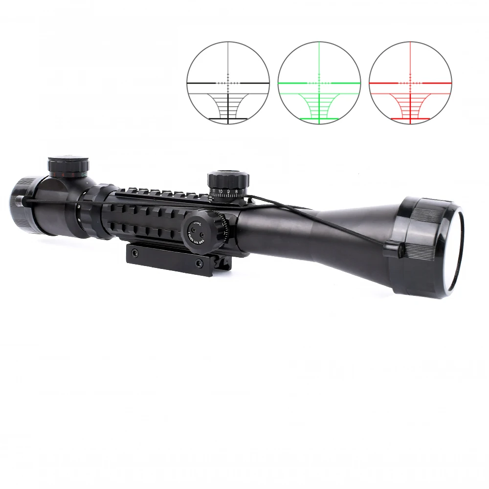 Оптика Riflescope 3-9x40 ночного видения оптическое светящееся устройство прицеливания снайперская винтовка прицел AR15 AR10. 223/. 308