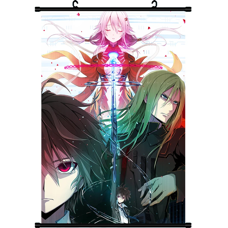 Японское аниме Guilty Crown сексуальная девушка YUZURIHA INORI домашний декор настенные