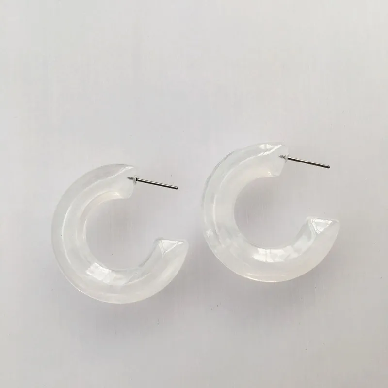 IGU эксклюзивные серьги из акриловой смолы конфетных цветов оптовая продажа 2019