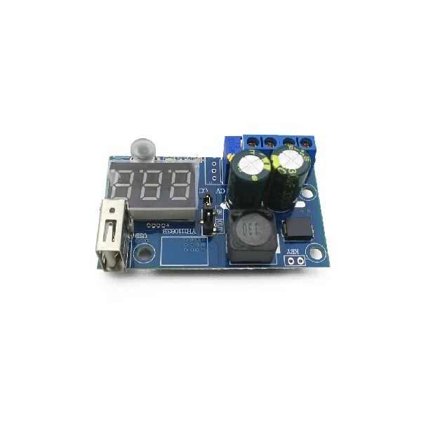 LM2596 DC шаг Down Модуль питания с USB цифровой дисплей дисплеем напряжения|module lm2596|module
