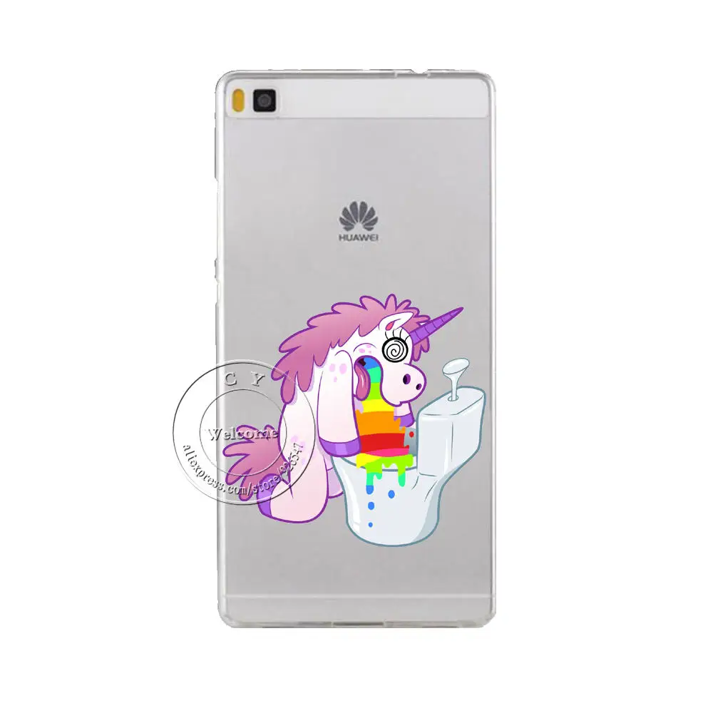Милый жесткий пластиковый чехол для Huawei P6 P7 P8 P9 P20 Lite Pro P10 Plus |