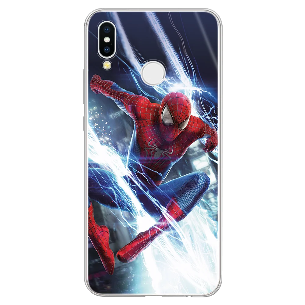 С принтами "Marvel", "Мстители", "Человек-паук" Чехол для huawei Honor Play 8X10 9 Lite 8A 5C 5X6 6A 6C 6X7 7i 7X 7A Pro 7C 8 8C V9 V10 вид 20 чехол