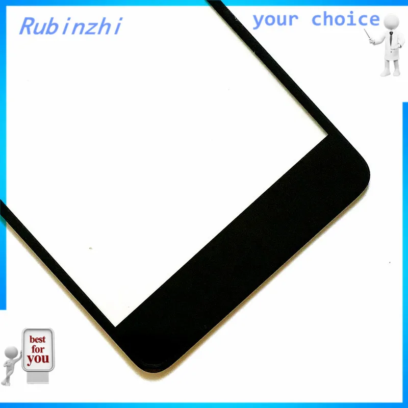 Rubinzhi с лентой сенсорная панель мобильного телефона сенсорный экран для Micromax Bolt D305 сенсорный экран дигитайзер стекло сенсор Замена
