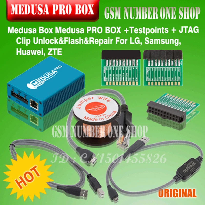 2019 оригинальный новейший 100% Medusa PRO Box set + JTAG ClipEMMC для LG Samsung Huawei с кабелем Optimus|set box|set