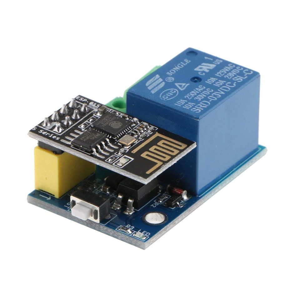 Модуль реле Aokin ESP8266 5 В Wi Fi с пультом дистанционного управления для телефона