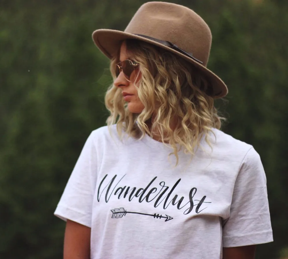 

Wanderlust Shirt Adventure Hiking Travel Camping Not All Who Wander Gift For Her slogan aesthetic tumblr grunge vintage tee tops