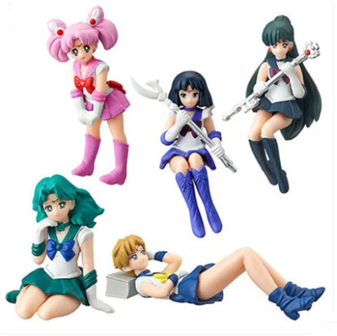 5 шт./компл. см Bisyoujyo Senshi Sailor Moon 2 сувенир 20-летия красивая девушка ПВХ фигурки аниме