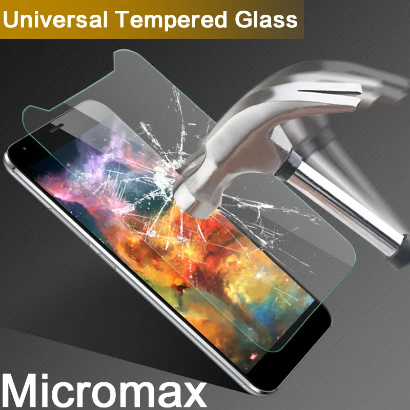 Универсальная защитная пленка из закаленного стекла для Micromax Canvas 6/Pro 5 дюймов 9H 2.5D