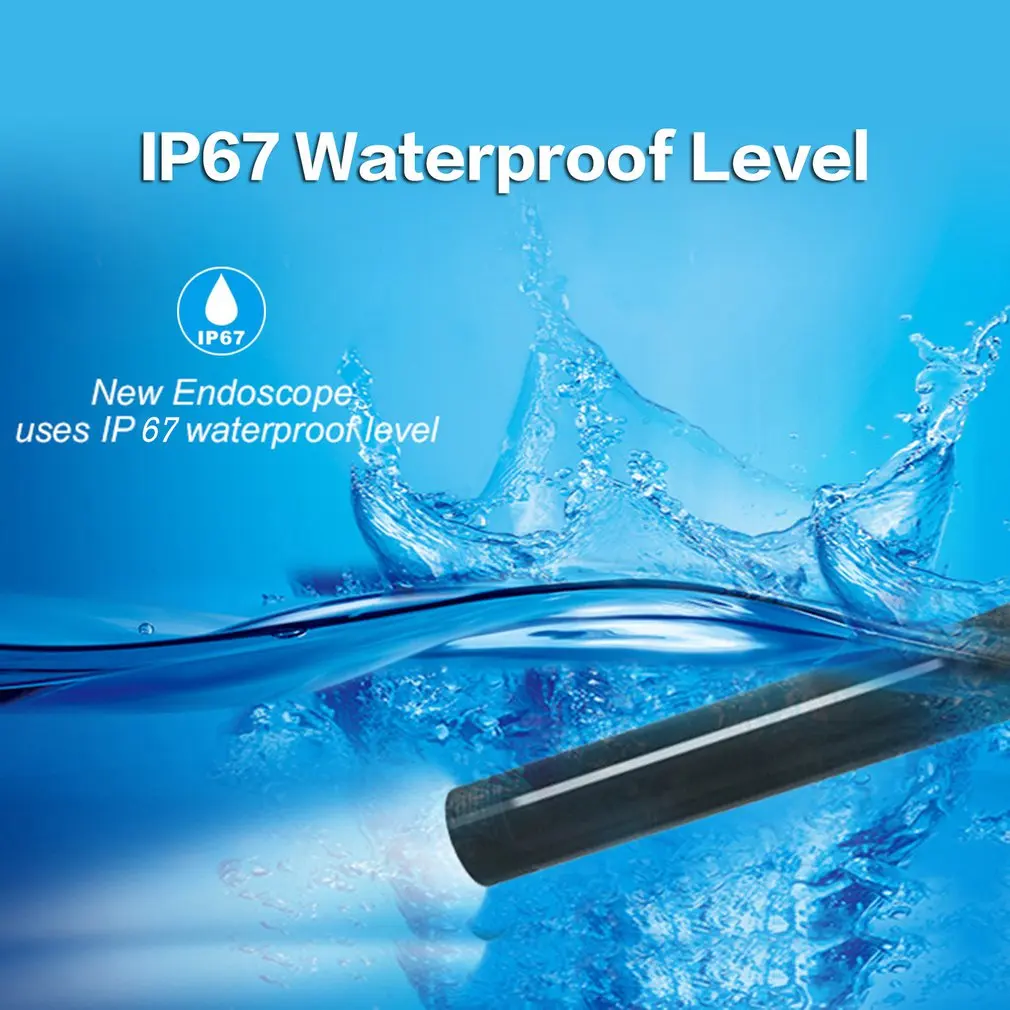 8 мм Змеиный прицел Водонепроницаемый эндоскоп для осмотра HD камера бороскоп Andorid