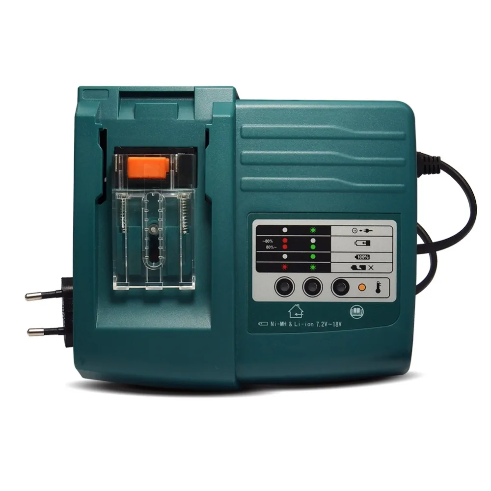 

New Universal Replacement Power Tool Lithium Ion Battery Charger for Makita 18V 14.4V DC18RC DC18RA BL1830 BL1430 Battery Packs