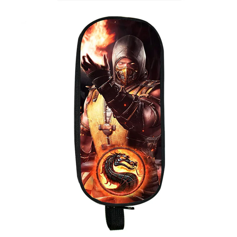 Чехол для карандашей с изображением скорпиона в морали Kombat X детский чехол модные