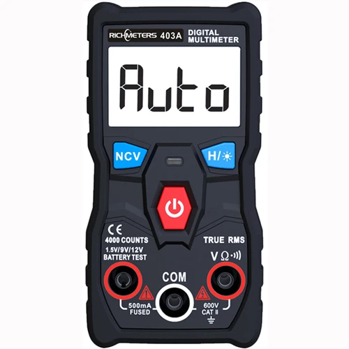 RM403A 40% Off RM403/RM404 Автоматический цифровой мультиметр талант мультиметр истинного среднеквадратичного значения интеллигентая(ый) бесконтактная проверка напряжения переменного 4000 переменного/постоянного тока AC/DC Напряжение Ток Ом - Цвет: RM403A