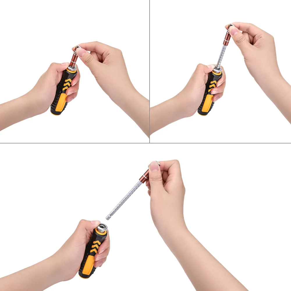 DEKO LSD03 Repair Tool Kit Socket Screwdriver Kit DIY Household Screwdriver Set Magnetic Screwdriver Set for Household (art.: 7b1782687) - 7b1782687