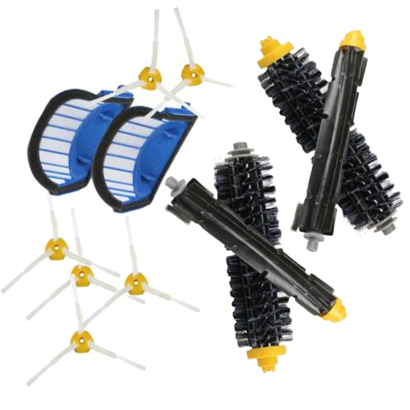 Практичный 2 запасных частей синий фильтр + комплекта основной щетки комплект 6